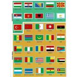 Napraforgó Képes atlasz gyermekeknek - A világ zászlói matricákkal