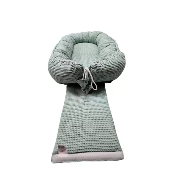 Vaganza babafészek waffle 85x60 cm- Oliva