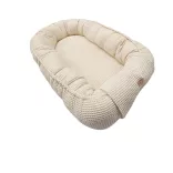 Vaganza babafészek waffle 85x60 cm- Ecrü