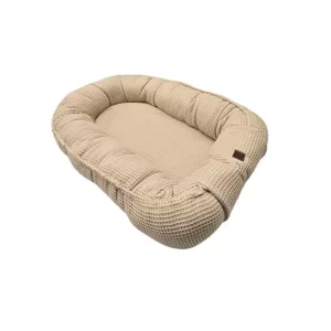 Vaganza babafészek waffle 85x60 cm- Mogyoró