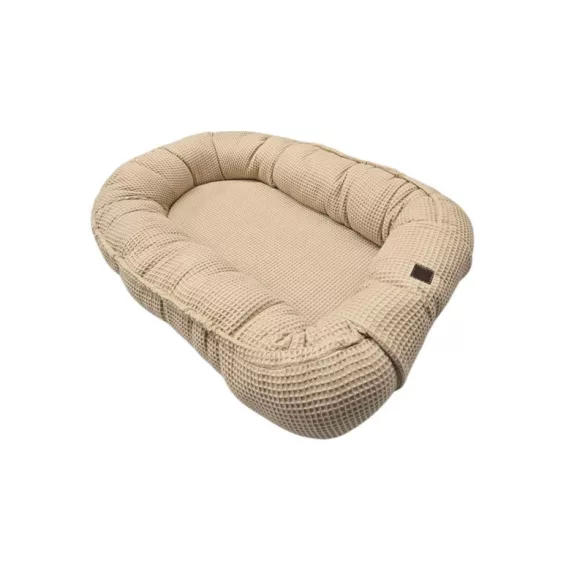 Vaganza babafészek waffle 85x60 cm- Mogyoró