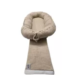 Vaganza babafészek waffle 85x60 cm- Mogyoró