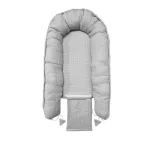 Vaganza babafészek waffle 85x60 cm- Szürke