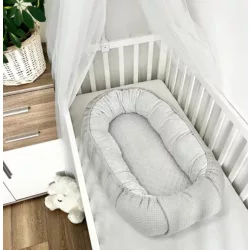 Vaganza babafészek waffle/wellsoft 85x60 cm- Szürke