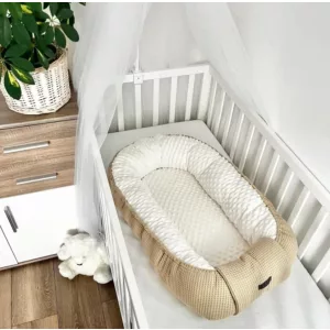 Vaganza babafészek waffle/wellsoft 85x60 cm- Mogyoró