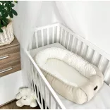 Vaganza babafészek waffle/wellsoft 85x60 cm- Ecrü