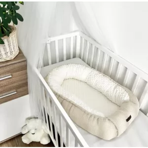 Vaganza babafészek waffle/wellsoft 85x60 cm- Ecrü