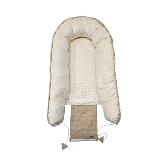 Vaganza babafészek waffle/wellsoft 85x60 cm- Ecrü