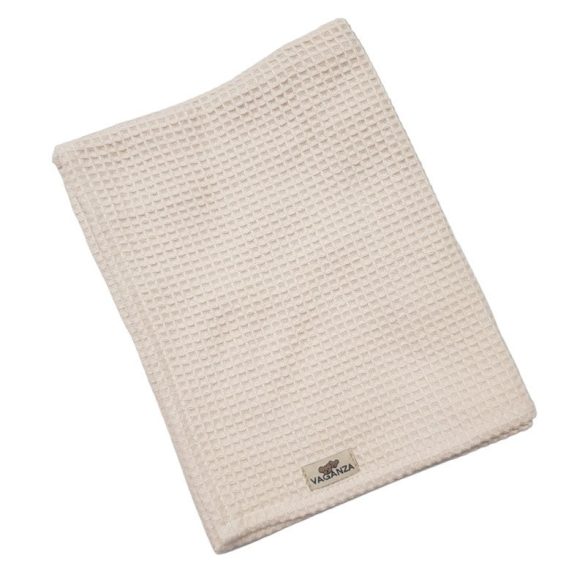 Vaganza Waffle babatakaró 100x140 - Ecrü