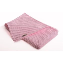 Vaganza Waffle babatakaró 100x140 -Rózsaszín