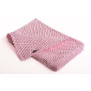 Vaganza Waffle babatakaró 100x140 -Rózsaszín