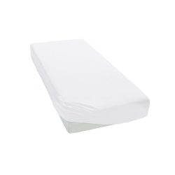 Pamut strech lepedő 80x180cm - Fehér 