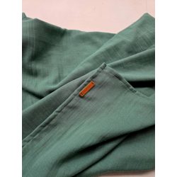 Dupla géz takaró 100x130cm - Zöld