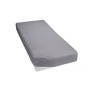 Pamut strech lepedő 60x120-70x140cm - világos szürke