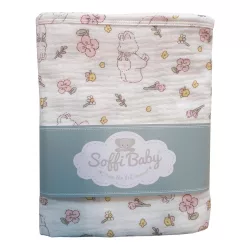 Soffi Baby takaró muszlin dupla nyuszis 70x90cm