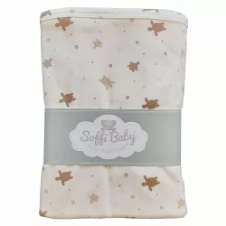 Soffi Baby takaró pamut dupla teknõs bézs 80x100cm