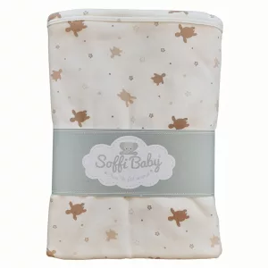 Soffi Baby takaró pamut dupla teknõs bézs 80x100cm
