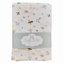 Soffi Baby takaró pamut dupla repülõk 80x100cm