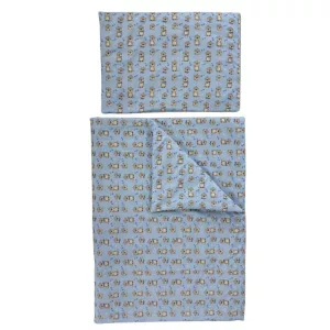 Soffi Baby ágynemû szett 2 részes 135x90 - 40x60cm Hód kék