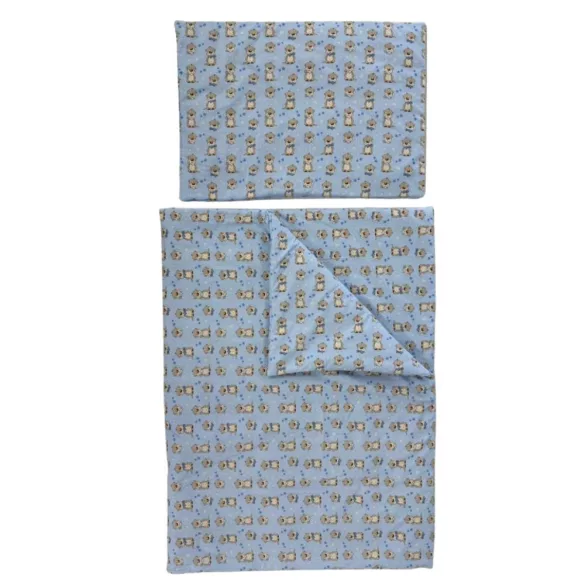 Soffi Baby ágynemû szett 2 részes 135x90 - 40x60cm Hód kék