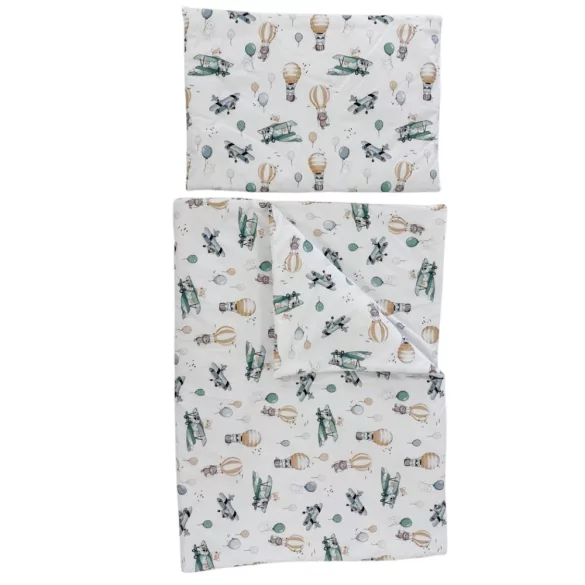 Soffi Baby ágynemû szett 2 részes 135x90 - 40x60cm Repülõs