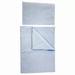   Soffi Baby ágynemû szett 2 részes 135x90 - 40x60cm apró csillag mintás kék