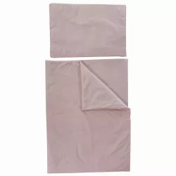   Soffi Baby ágynemû szett 2 részes 135x90 - 40x60cm apró csillag mintás rózsaszín