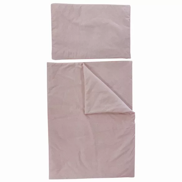 Soffi Baby ágynemû szett 2 részes 135x90 - 40x60cm apró csillag mintás rózsaszín