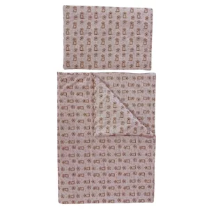 Soffi Baby ágynemû szett 2 részes 135x90 - 40x60cm Hód rózsaszín