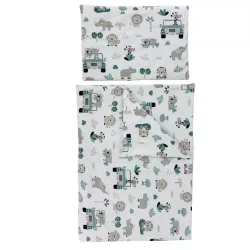   Soffi Baby ágynemû szett 2 részes 135x90 - 40x60cm Szafari