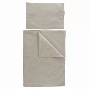 Soffi Baby ágynemû szett 2 részes 135x90 - 40x60cm apró csillag mintás bézs