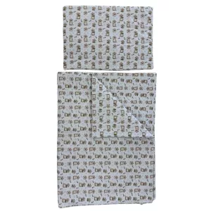 Soffi Baby ágynemû szett 2 részes 135x90 - 40x60cm Hód fehér