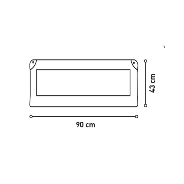 Leesésgátló 90 cm összecsukható