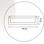 Leesésgátló 150 cm összecsukható
