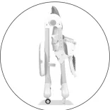 Wheels etetőszék duplatálcás 2-keréken 6hó - 3 év, max. 15 kg-ig