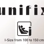 UniFix i-Size 100-150 cm összecsukható gyerekülés isofix-es