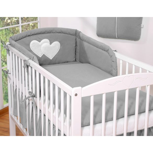 BabyLion Prémium 3 részes ágyneműhuzat szett - HH - Sötétszürke