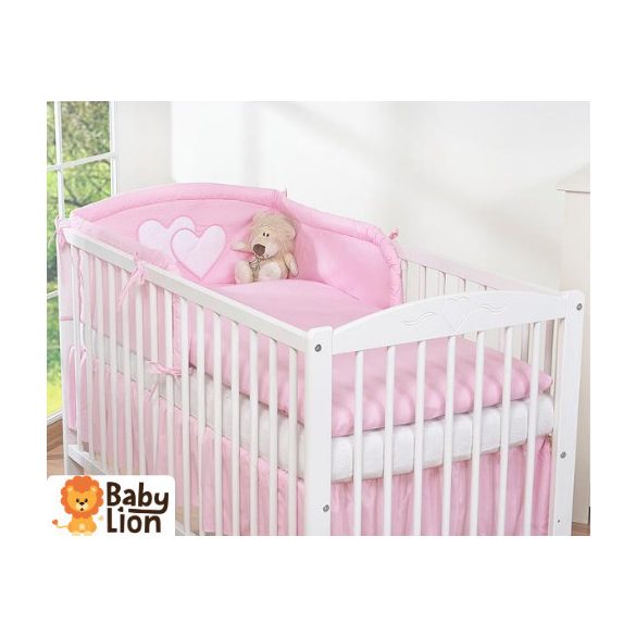 BabyLion Prémium 3 részes ágyneműhuzat szett - HH - Rózsaszín