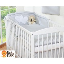   BabyLion Prémium 3 részes ágyneműhuzat szett - HH - Szürke