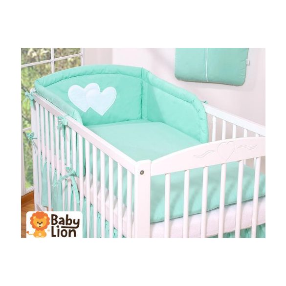 BabyLion Prémium 3 részes ágyneműhuzat szett - HH - Menta