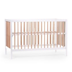 COT 97 - Babaágy - 120x60Cm Fehér / Fa