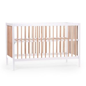 COT 97 - Babaágy - 120x60Cm Fehér / Fa