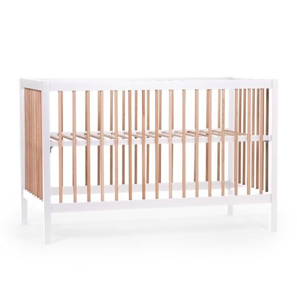 COT 97 - Babaágy - 120x60Cm Fehér / Fa