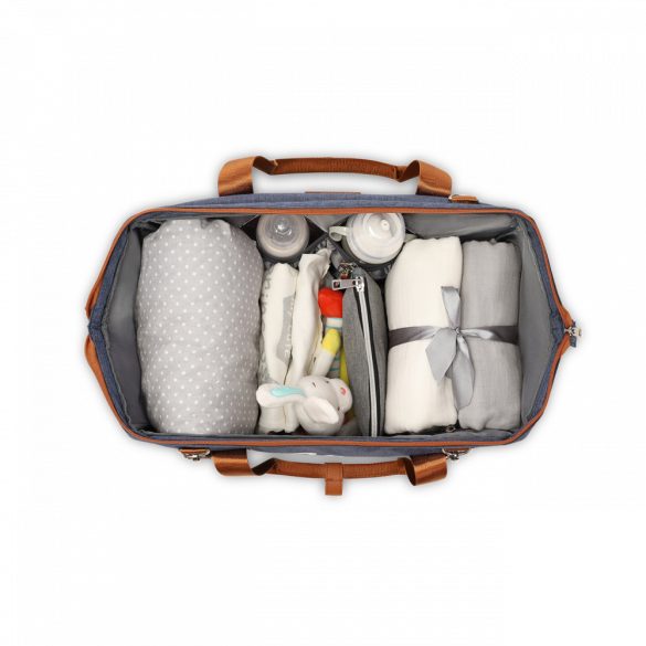 Lionelo Ida pelenkázó táska - Blue Denim