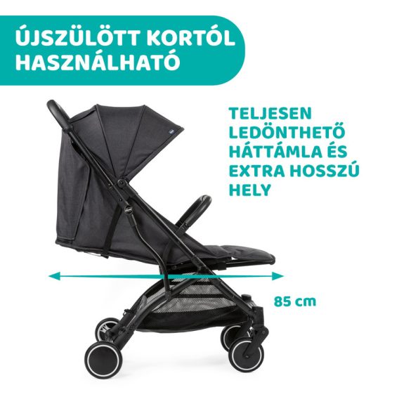 TROLLEYme babakocsi automata zárral 0-15 kg, 0-3 év