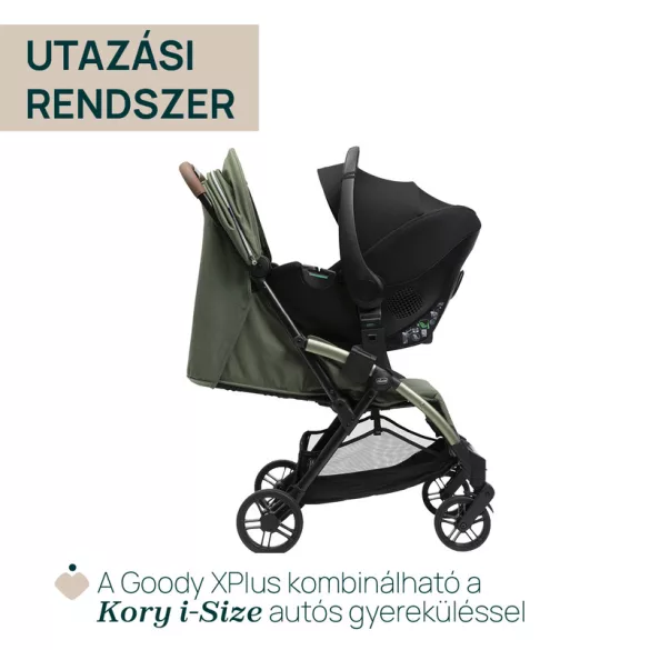Goody XPlus babakocsi 22 kg-ig automata, egykezes összecsukással