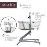 Baby Hug PRO 5in1 bölcső-etetőszék-szék 0-15 kg , 0-3 év