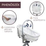 Baby Hug PRO 5in1 bölcső-etetőszék-szék 0-15 kg , 0-3 év