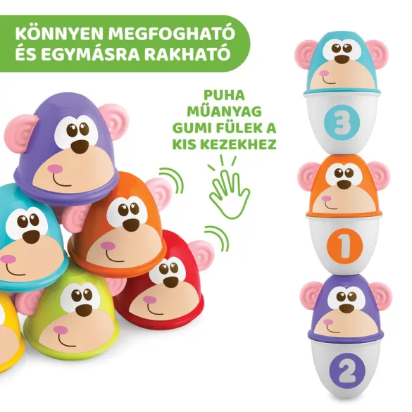 Monkey Strike - majmos bowling és építőjáték aktív sport és játék