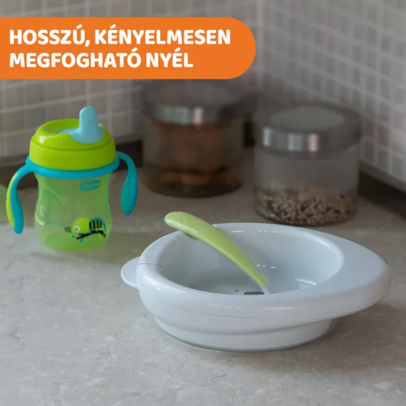 Green Up puha szilikon kanál zöld